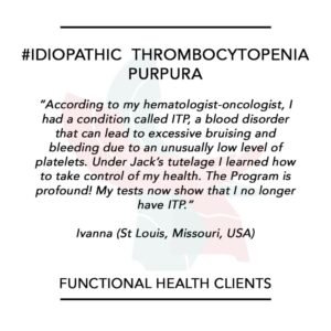 Iodiopathic Thrombocytopenia Purpura Functional Medicine
