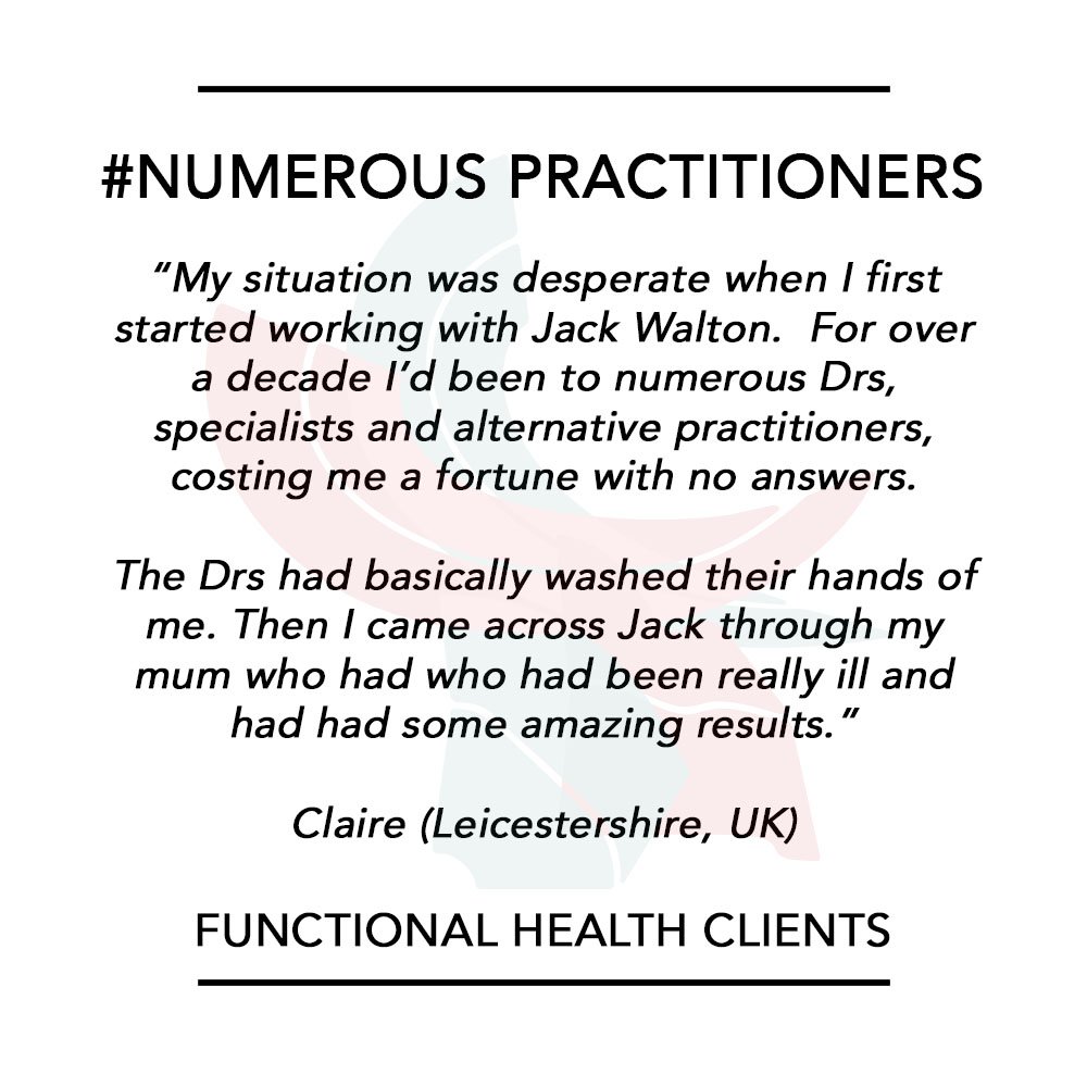 Functional Health Clinic Client Testimonial, Functional Lab Testing