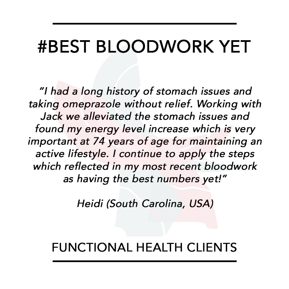 Bloodwork Testimonial, Functional Lab Testing