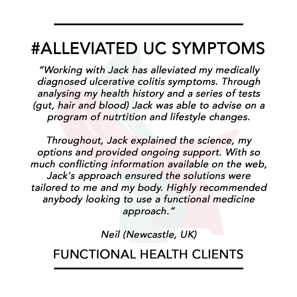 Ulcerative Colitis Testimonial, Functional Lab Testing