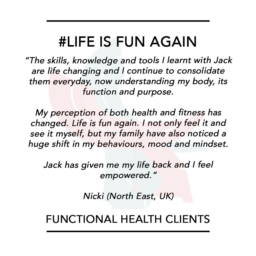 Functional Health Clinic Client Testimonial