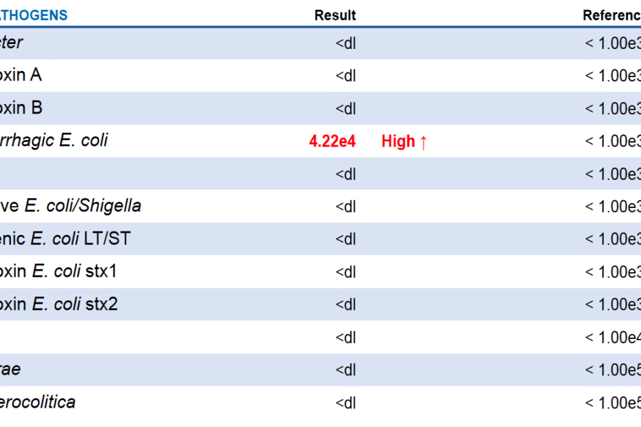 Ulcerative colitis and Enterohemorrhagic E. coli infection
