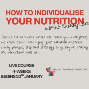 How to Individualise your Nutrition course
