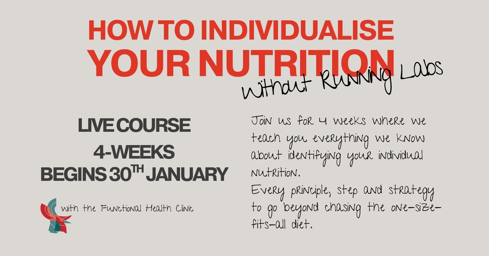 How to Individualise Nutrition Course